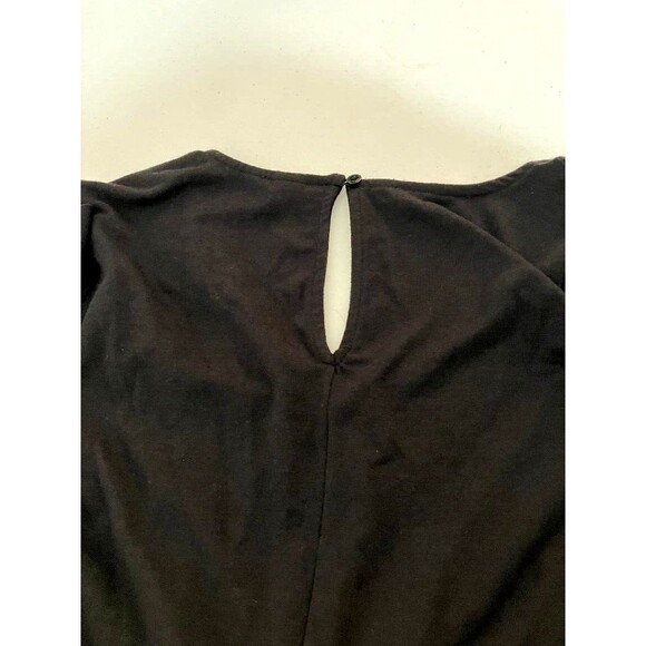 Old Navy Woman's Black Jumpsuit/Jumper Elegant  Faux Wrap Wide Leg Size Small - Picture 5 of 15